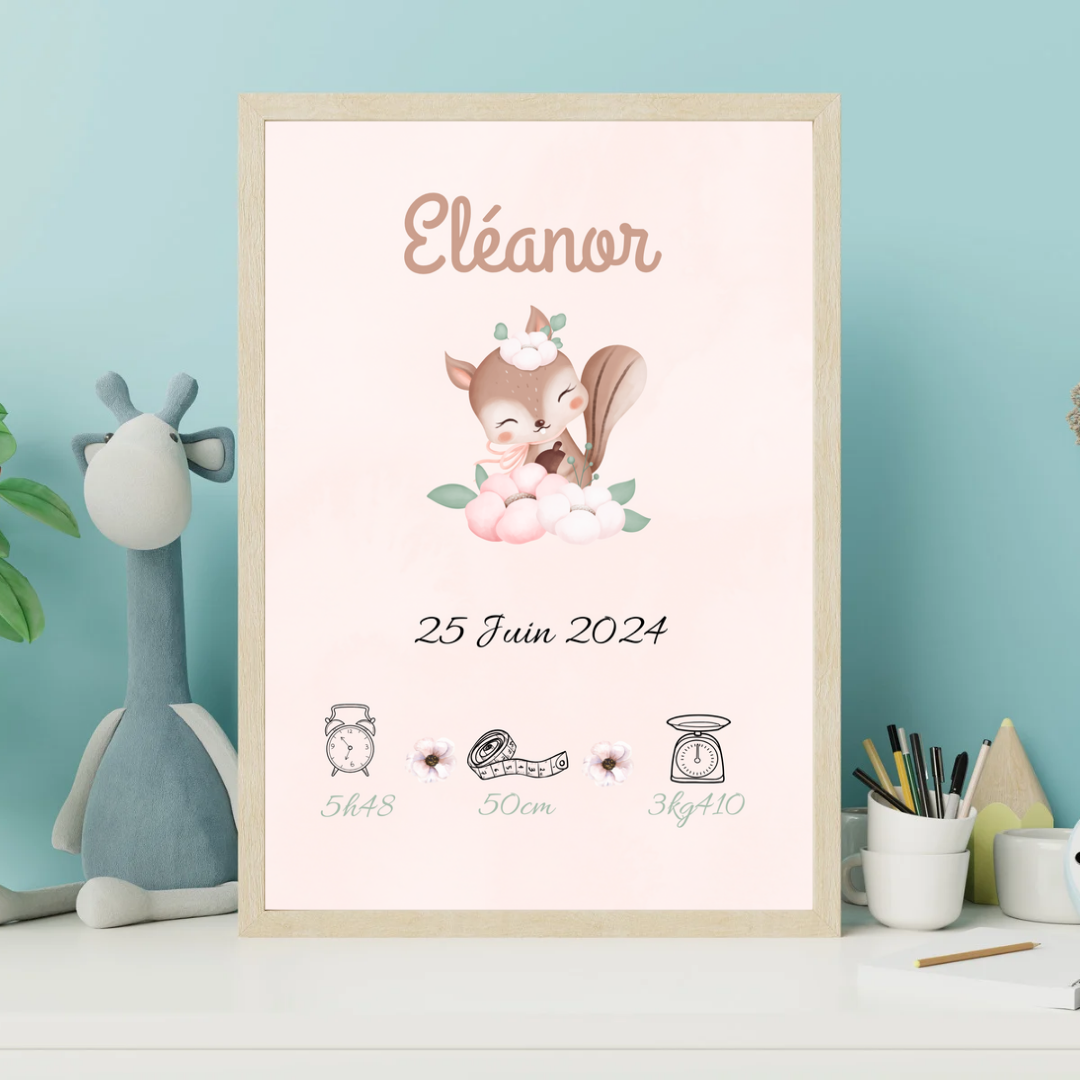 Affiche de Naissance Personnalisée – Image 9