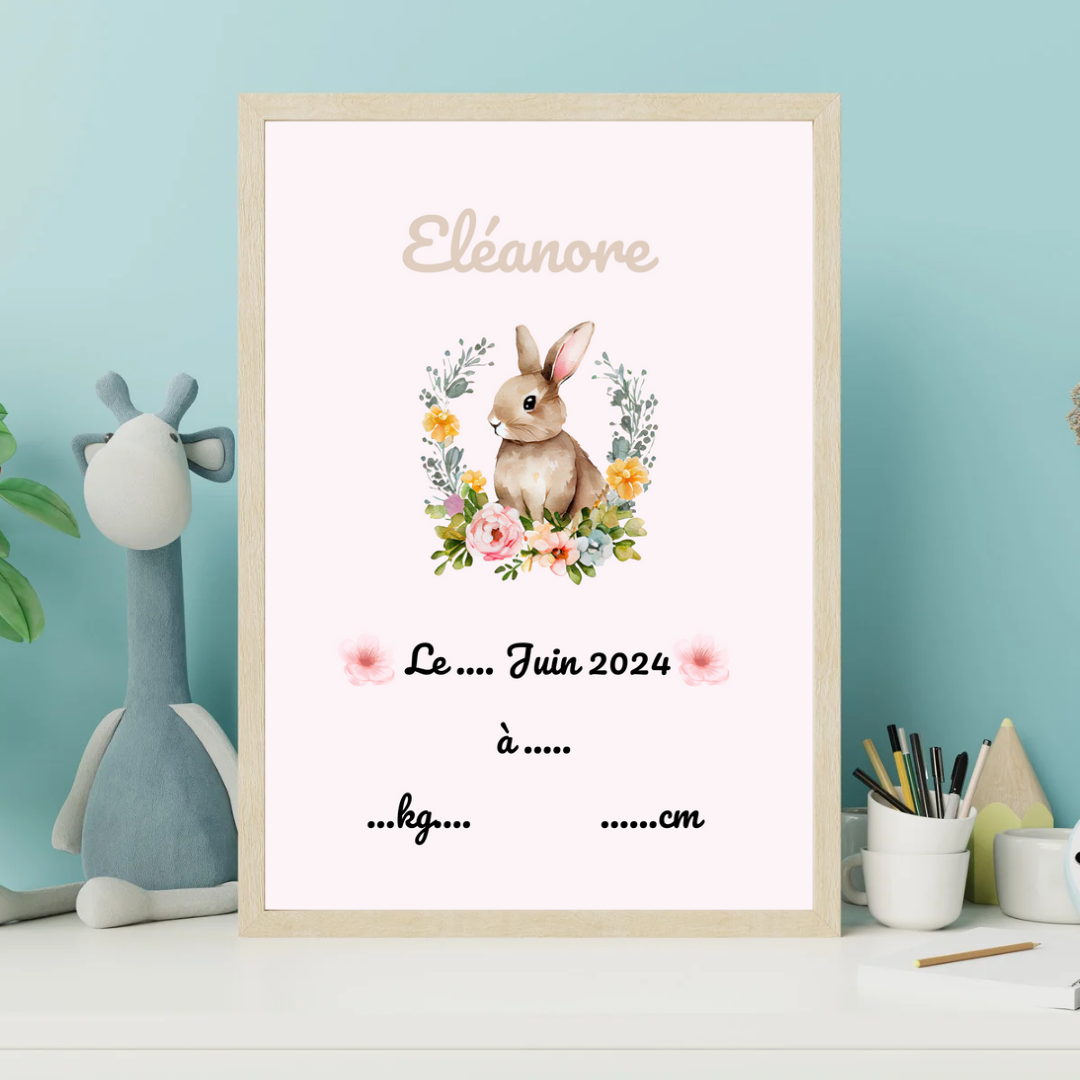 Affiche de Naissance Personnalisée – Image 3